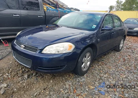 2007 Chevrolet Impala Lt z USA, uszkodzony, nr VIN 2G1WT58K079320464